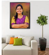 Customized Oil Painting Photo Frame | Birthday photo frame | Gift for Her| Anniversary Gift Oil Painting Photo Frame | Gift For Friend - BBD GIFTS